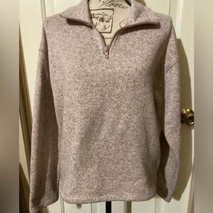 PreOwned Ladies Size M Thread-Supply 1/4 Zipper Pullover Sweatshirt